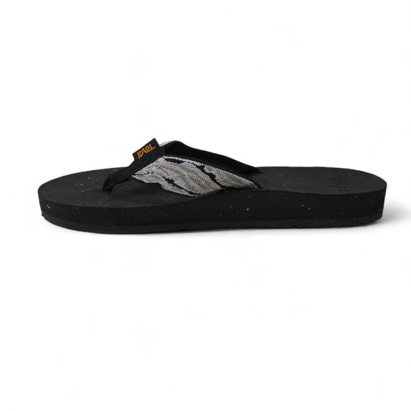 Teva Reflip Wave Flip Flip Sandals 1124044 Women's 7 Grey / Black - Picture 7 of 11